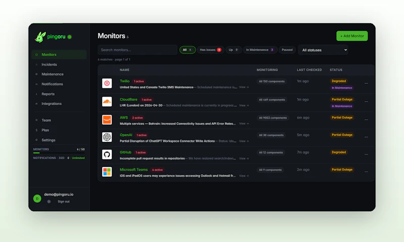 Pingoru screenshot 1