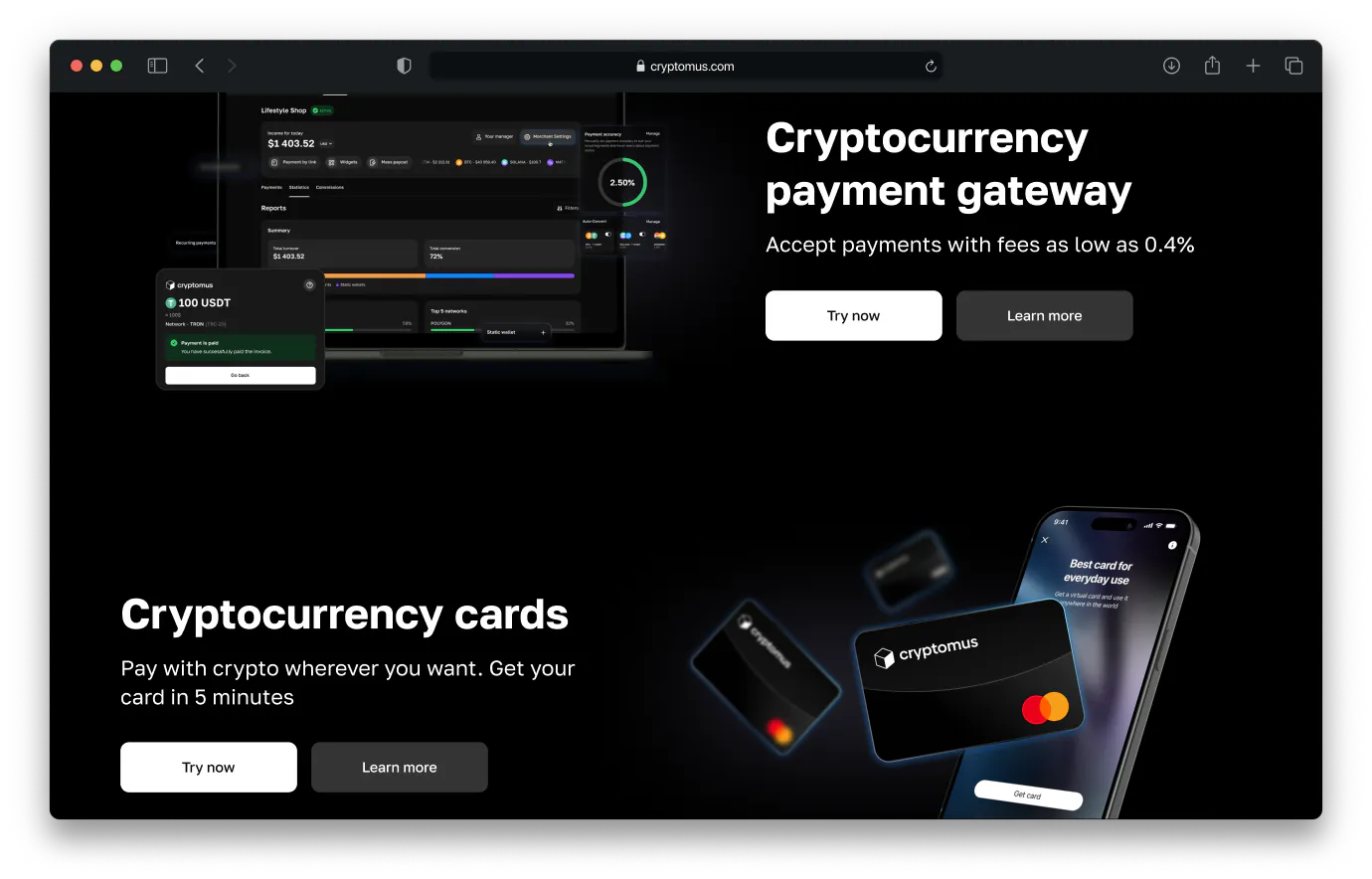 Cryptomus gallery image
