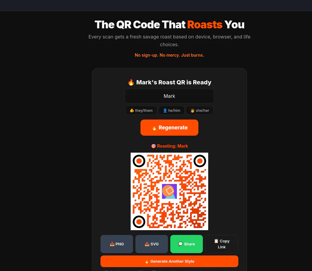 generateqrcode.co.uk gallery image