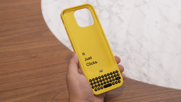 Hacer clics - Un teclado de BlackBerry para iPhone media 3