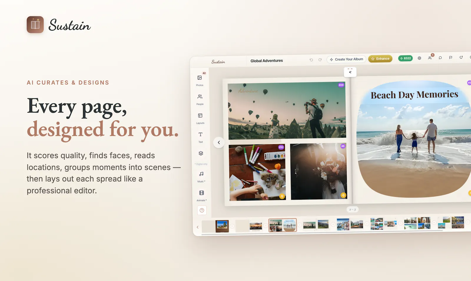 Sustain - AI Photo Album Maker screenshot 5