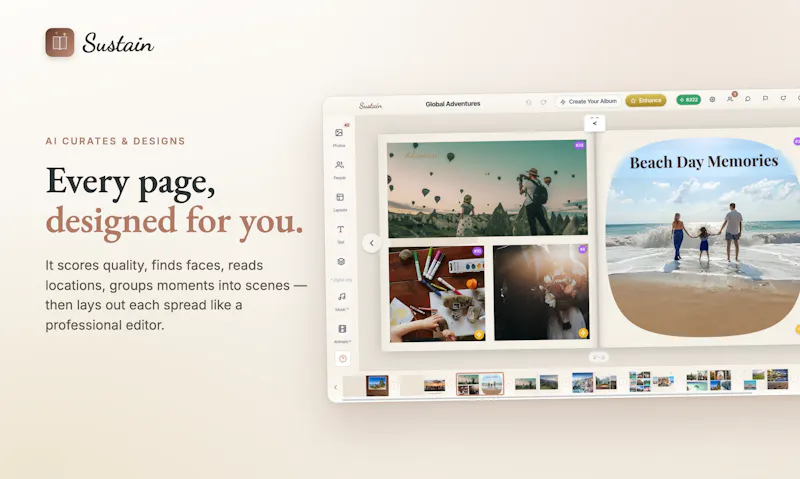 Sustain - AI Photo Album Maker screenshot 5
