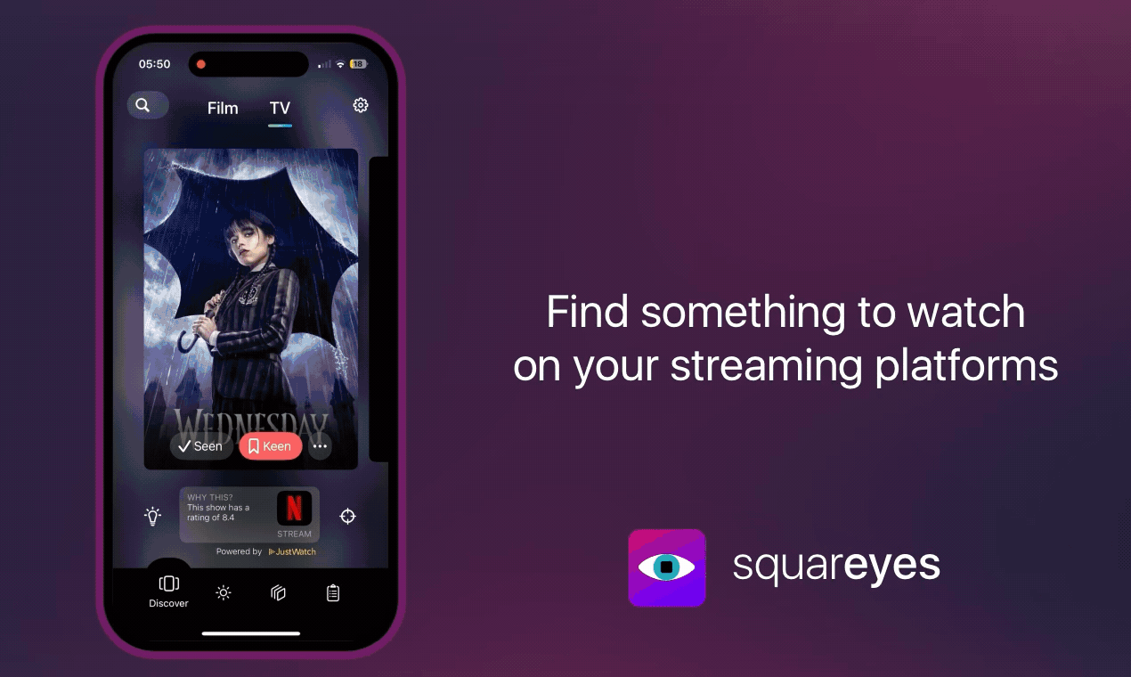 Média Yeux carrés - Recommandations de films et de télévision basés sur vos services de streaming 2