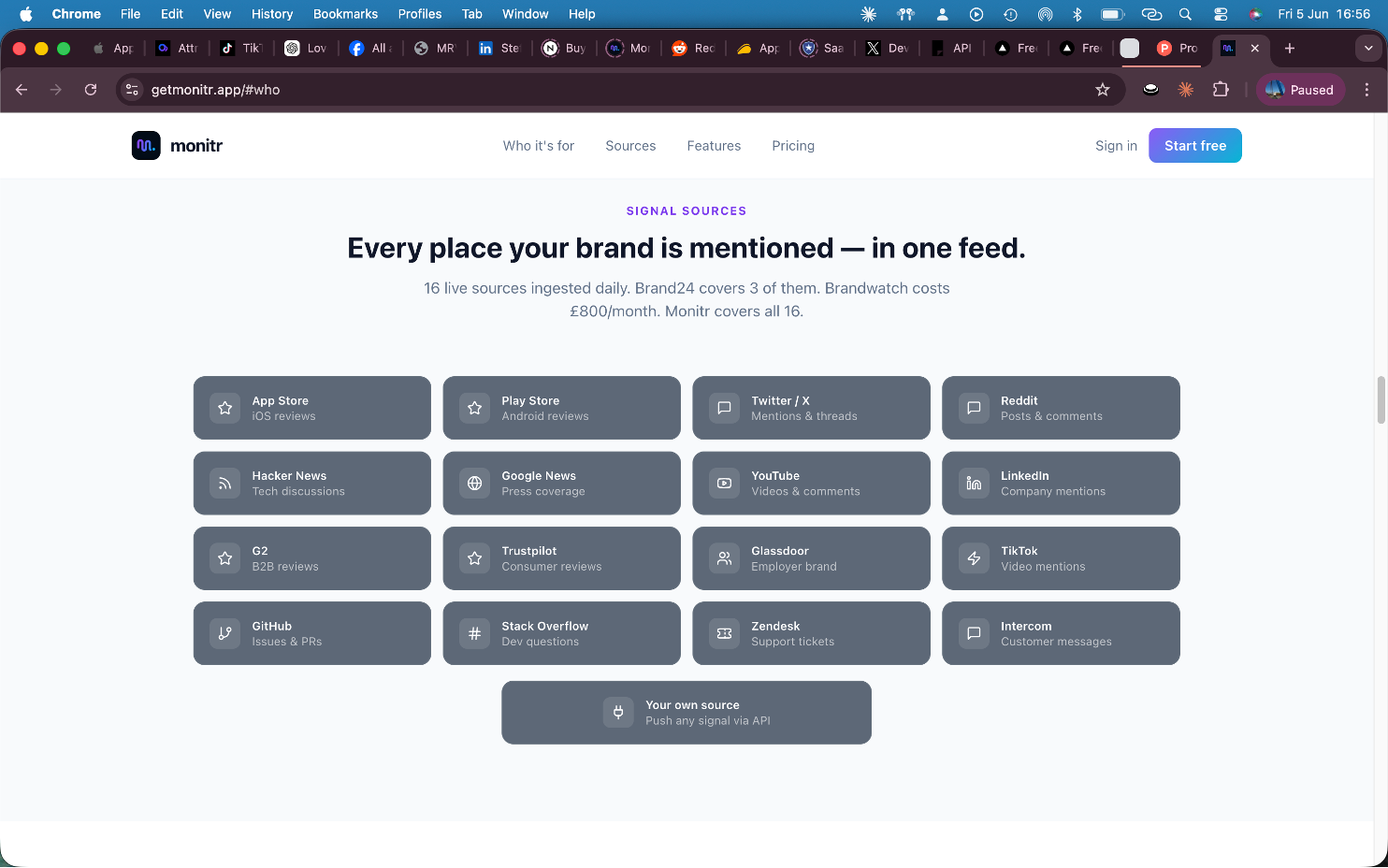 Monitr:Brand Monitoring SaaS Platform gallery image