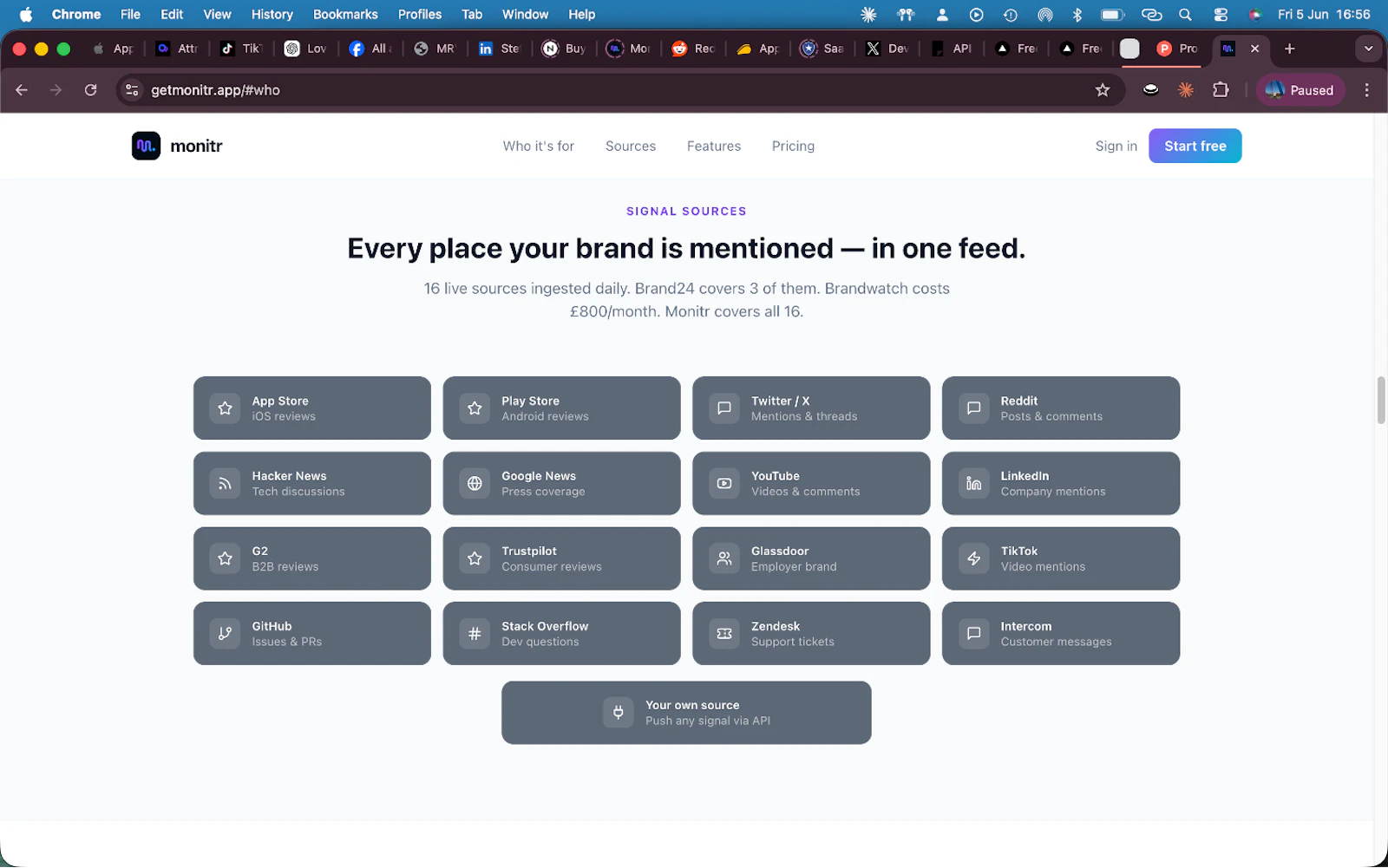 Monitr:Brand Monitoring SaaS Platform screenshot 3