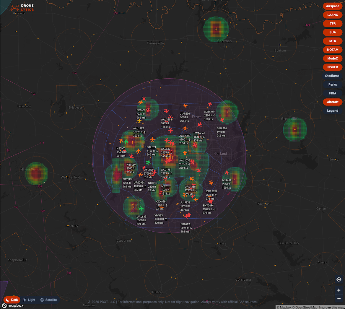 Dronelytics Airspace Map gallery image