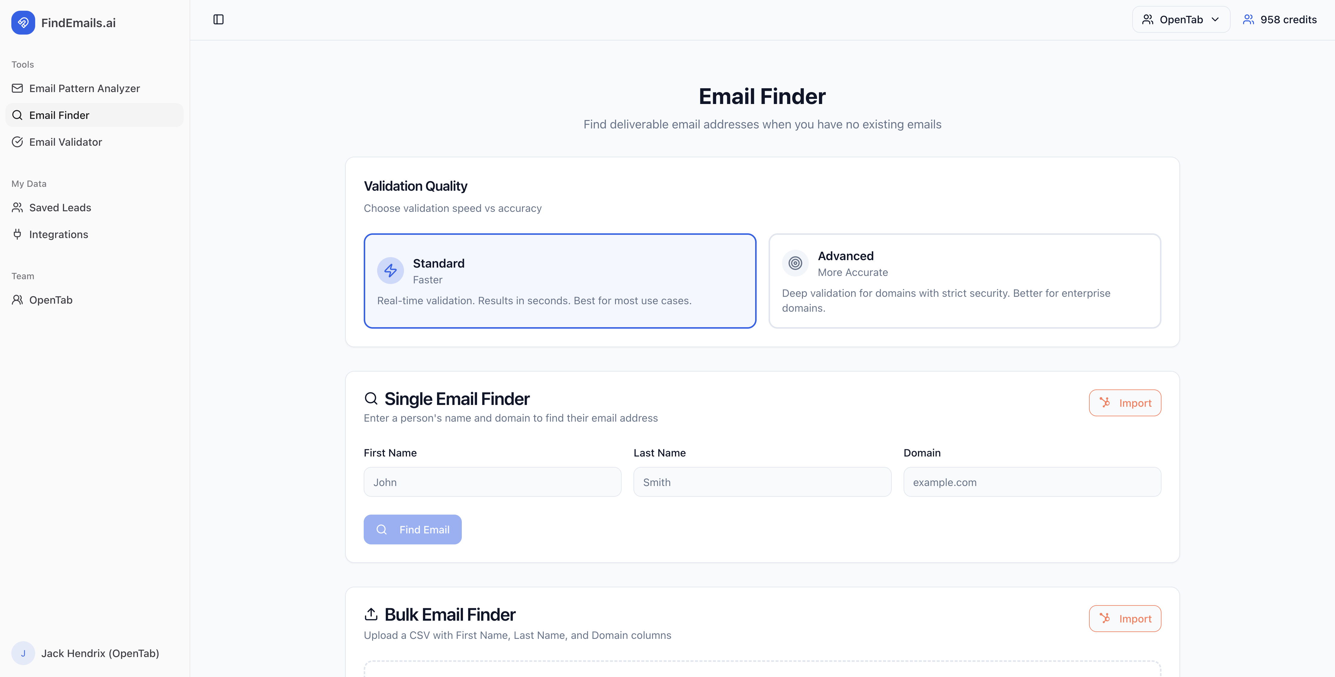 FindEmails.ai - Screenshot 3 showing product features and functionality