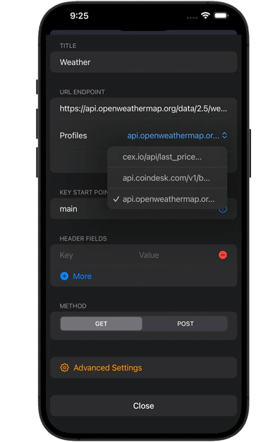 API Reader Pro iOS screenshot 1