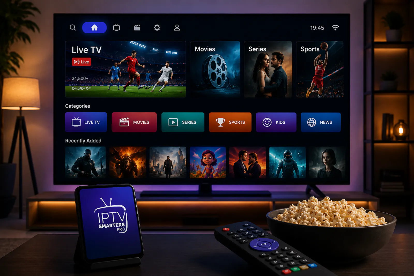 IPTV Smarters Pro France screenshot 1