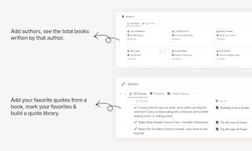 Ultimate Notion Book Tracker gallery image