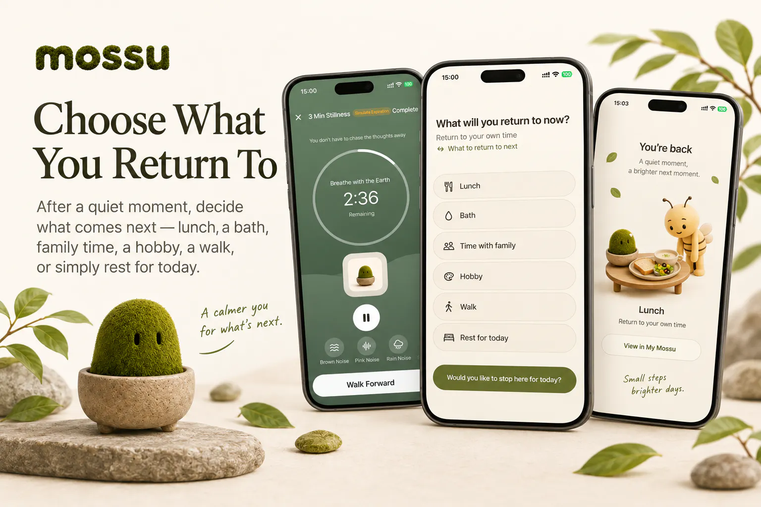 Mossu: Meditation Timer & Grow gallery image
