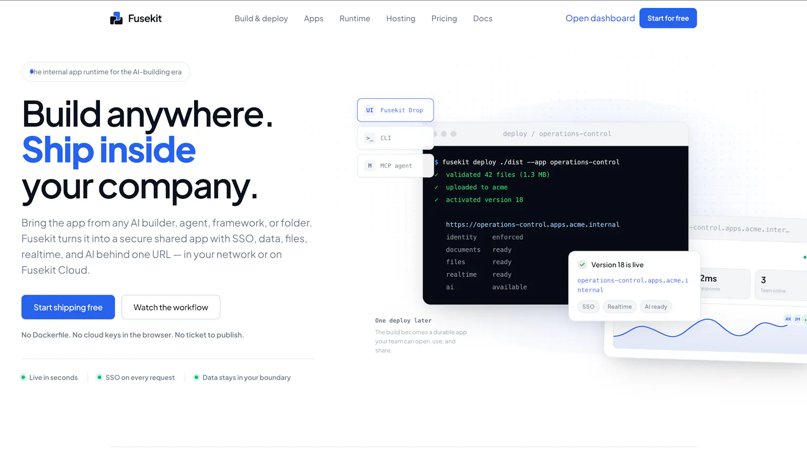 Fusekit - Fuse together internal tools screenshot 1