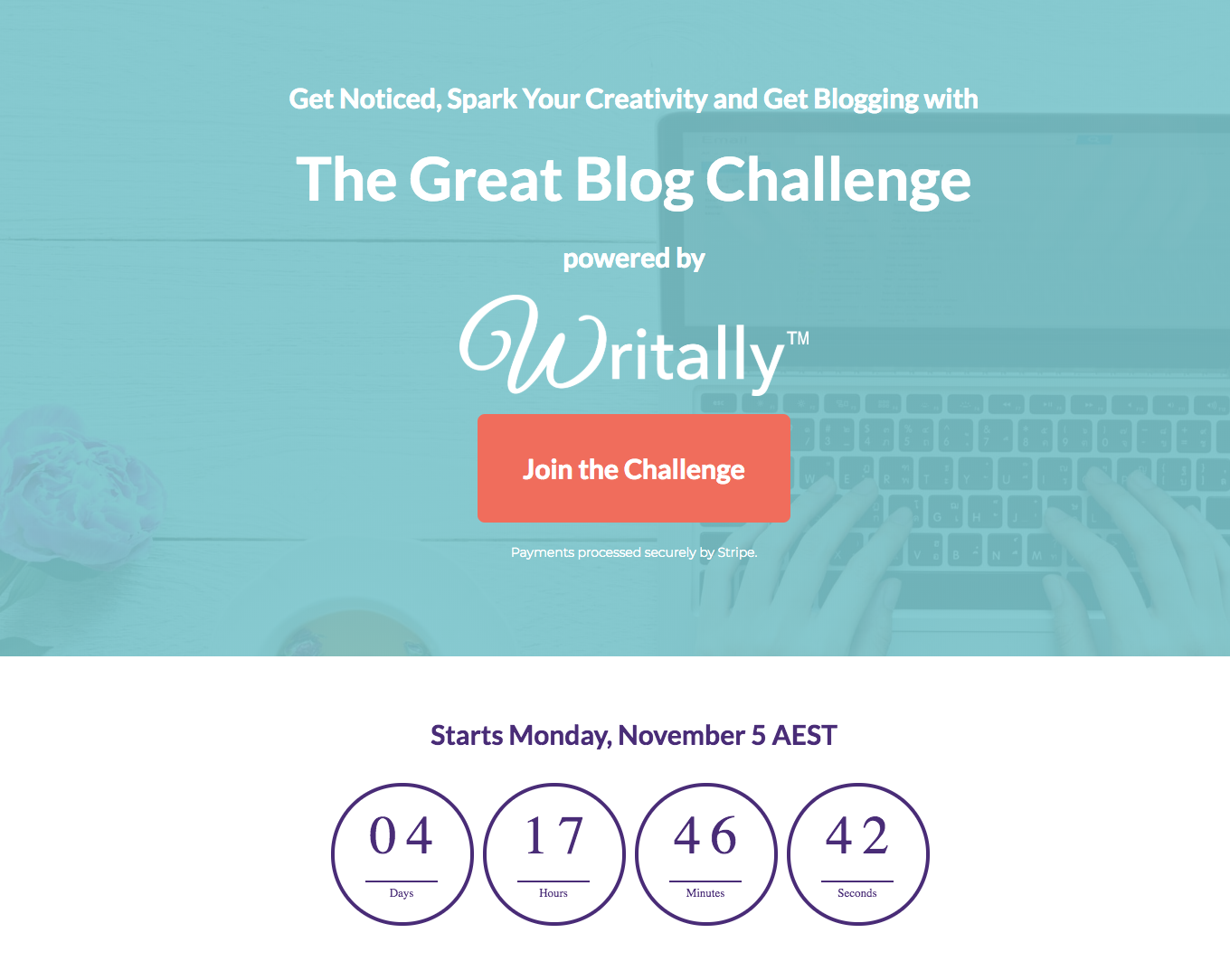 The Writally Great Blog Challenge gallery image