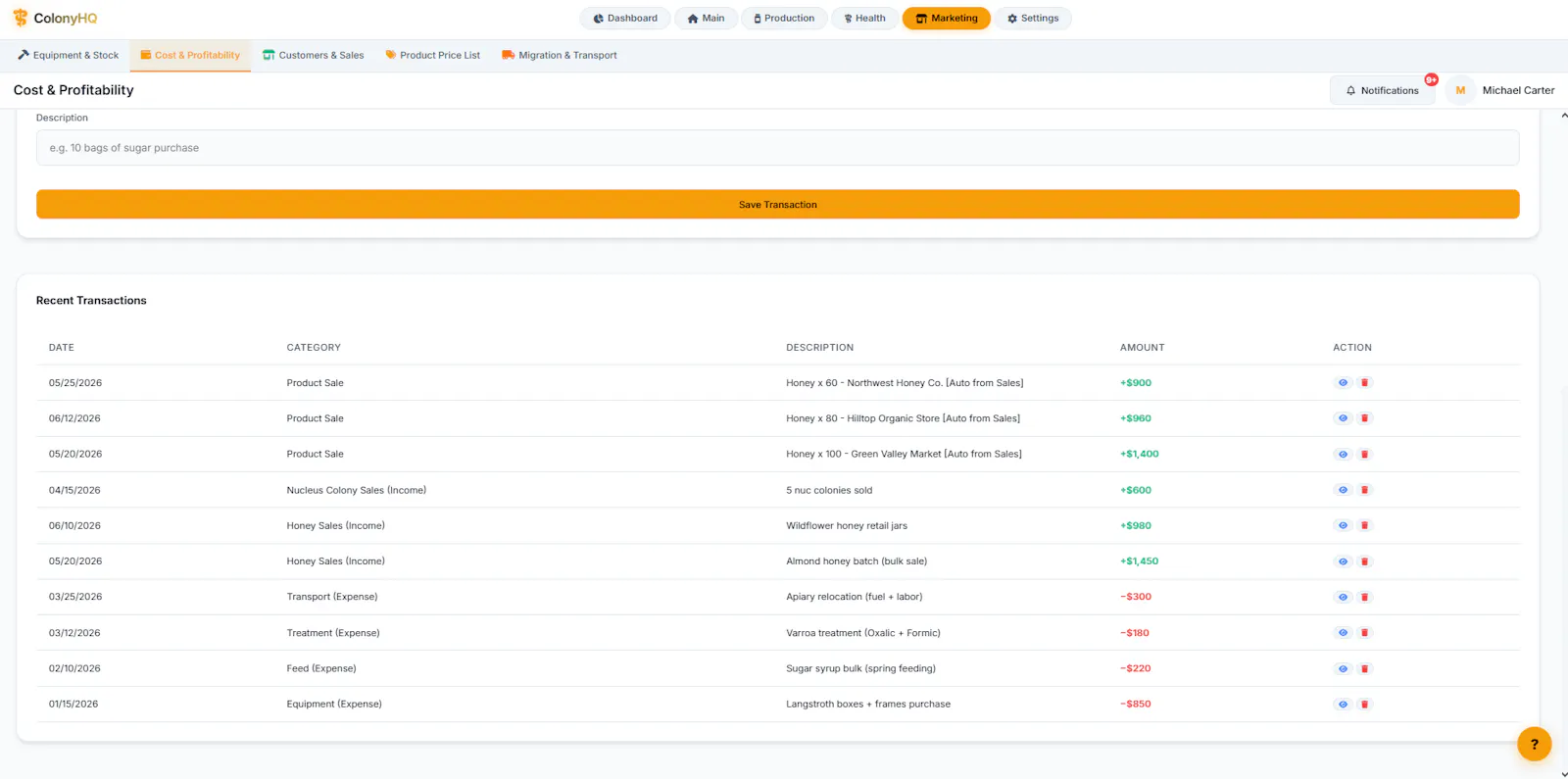 Beekeeping Web App Template screenshot 10