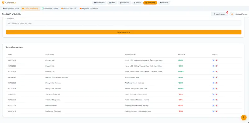 Beekeeping Web App Template screenshot 10