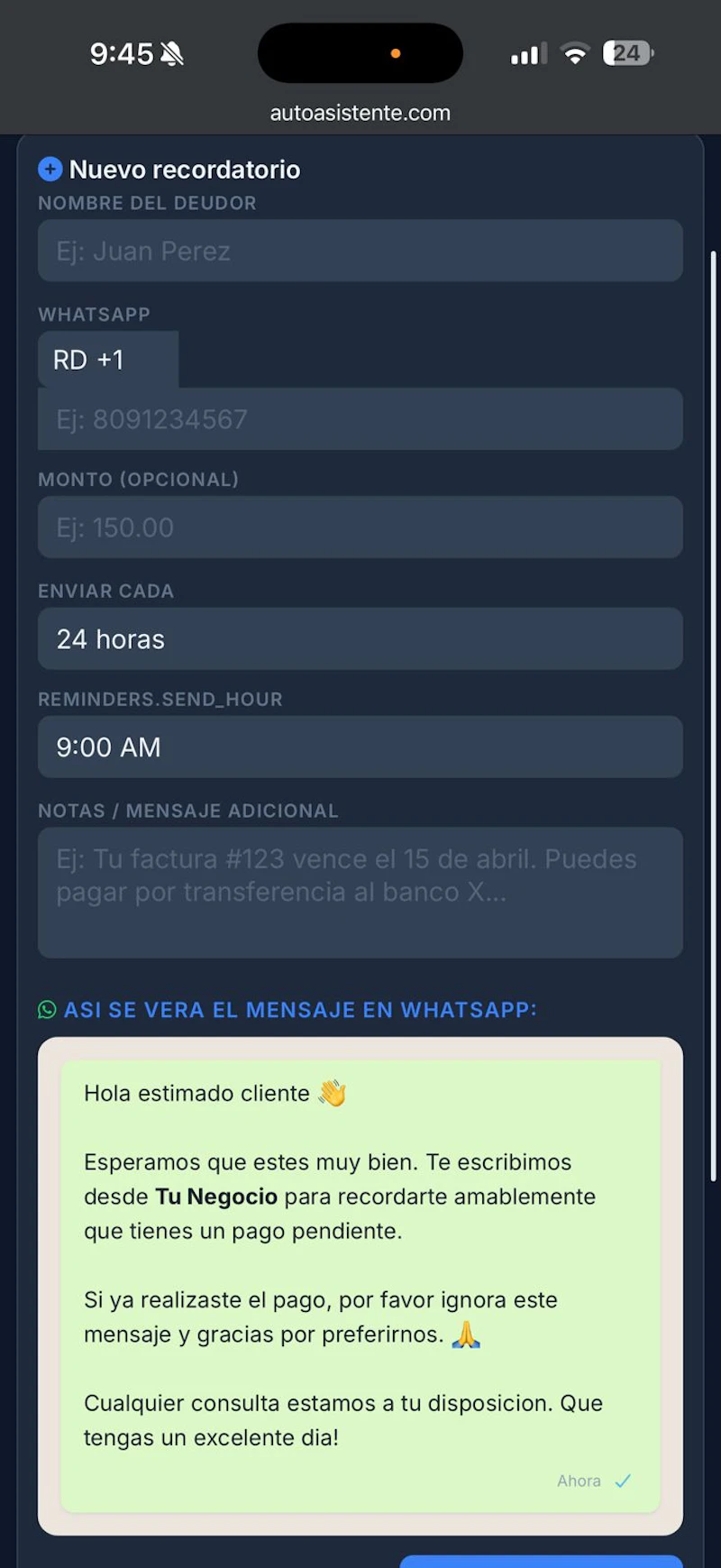 Auto Asistente screenshot 12
