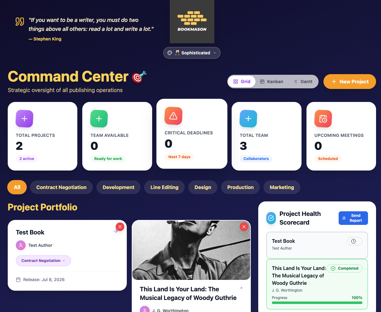 BookMason Project Management App gallery image