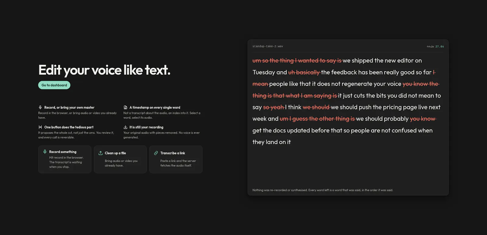 Paraphrase screenshot 2