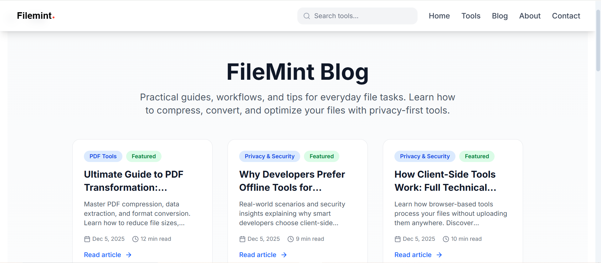 FileMint — Free Online Tools gallery image