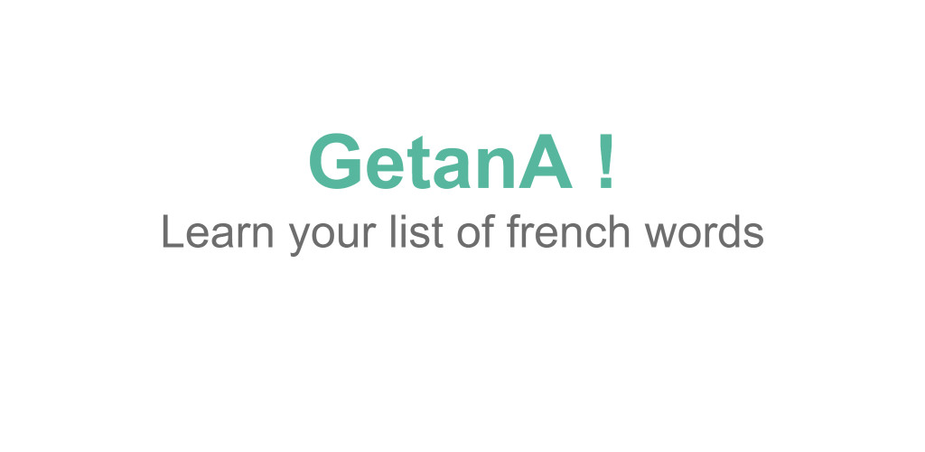 Getana - Learn your list of words gallery image