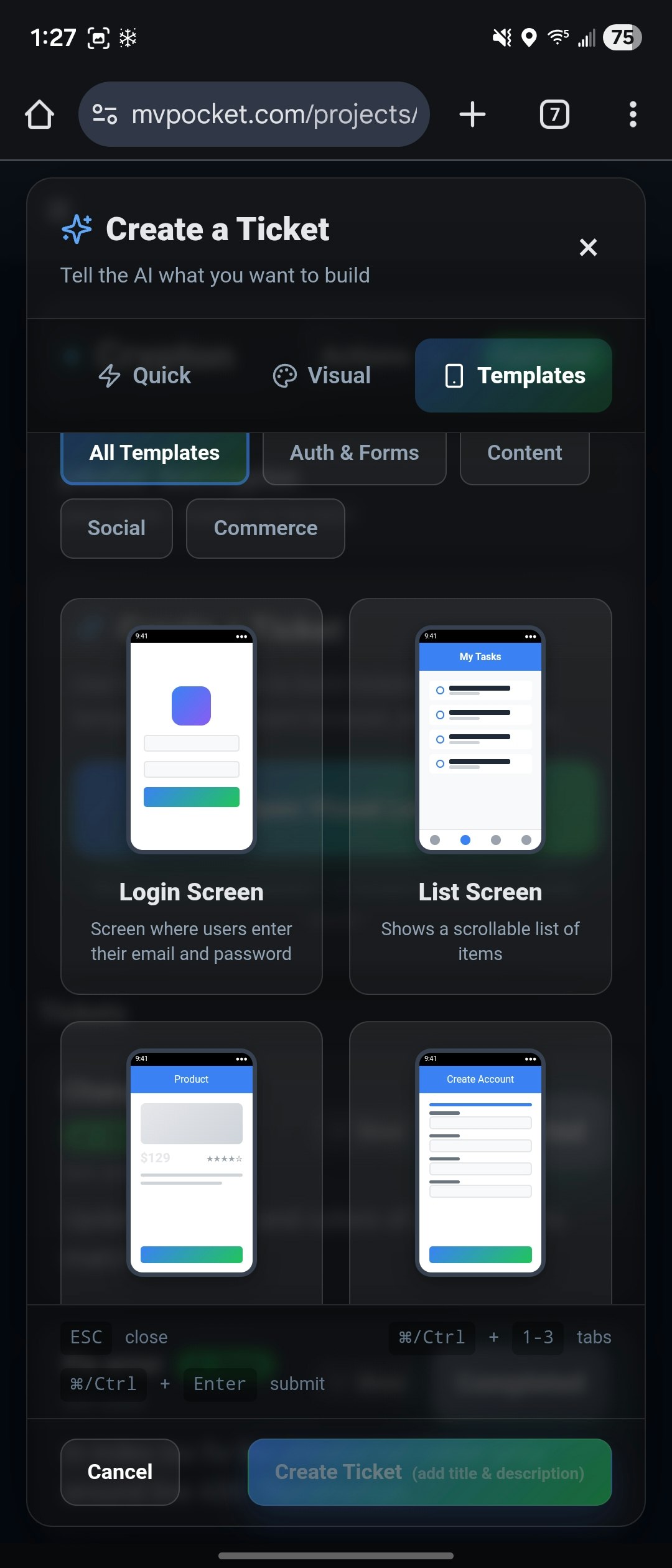 MVPocket - Screenshot 5 showing product features and functionality