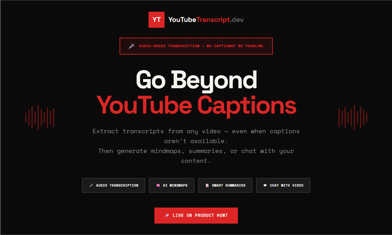 Youtube Transcript API gallery image