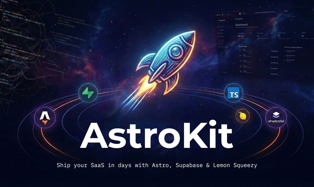 AstroKit - Product Hunt launch logo and brand identity