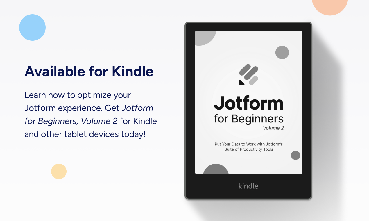초보자를위한 jotform, 2 권 - 강력한 생산성 도구로 데이터를 사용하십시오 미디어 5