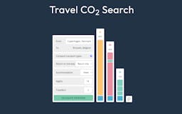 Travel CO₂ - Carbon Visualization & API media 2