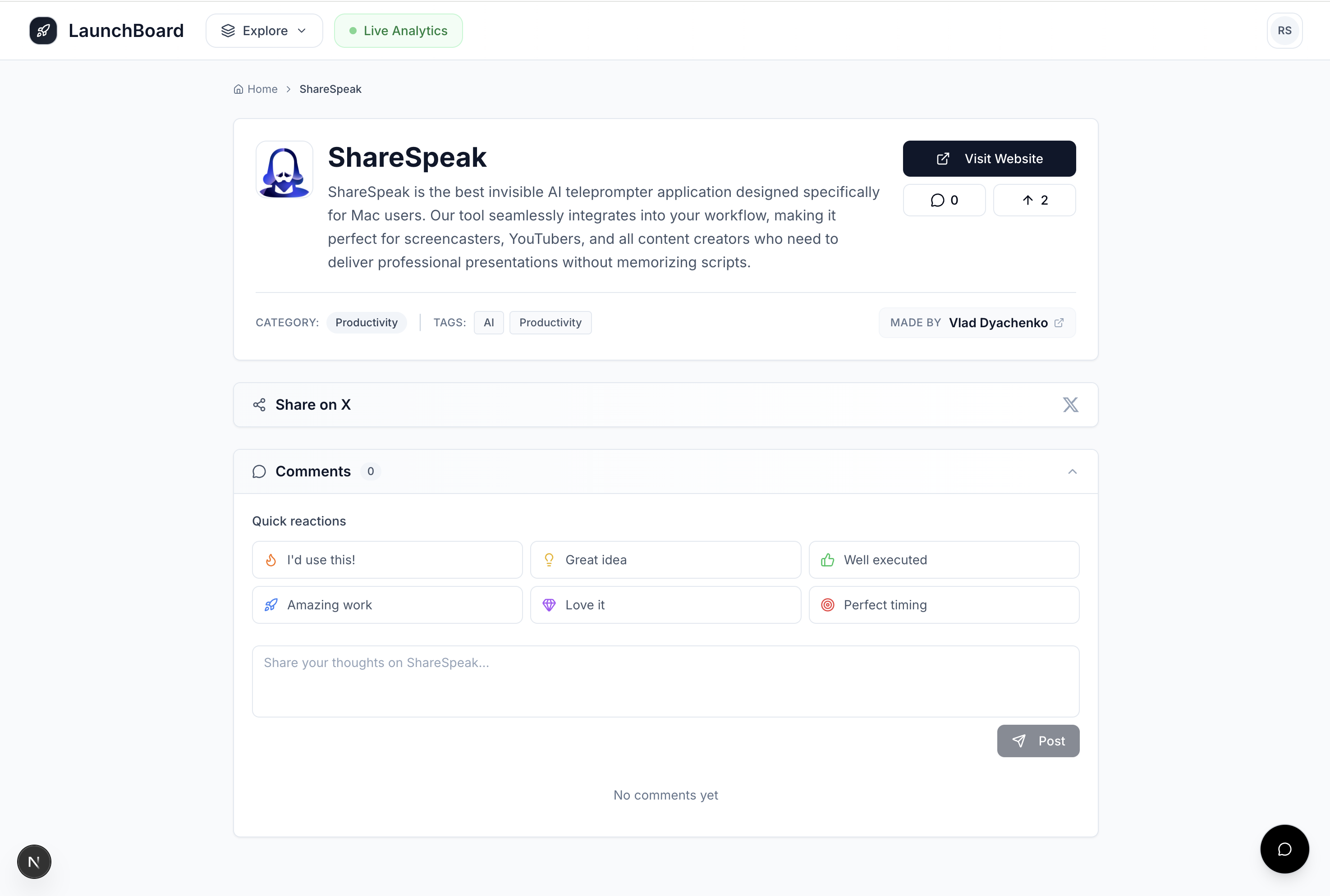 LaunchBoard gallery image