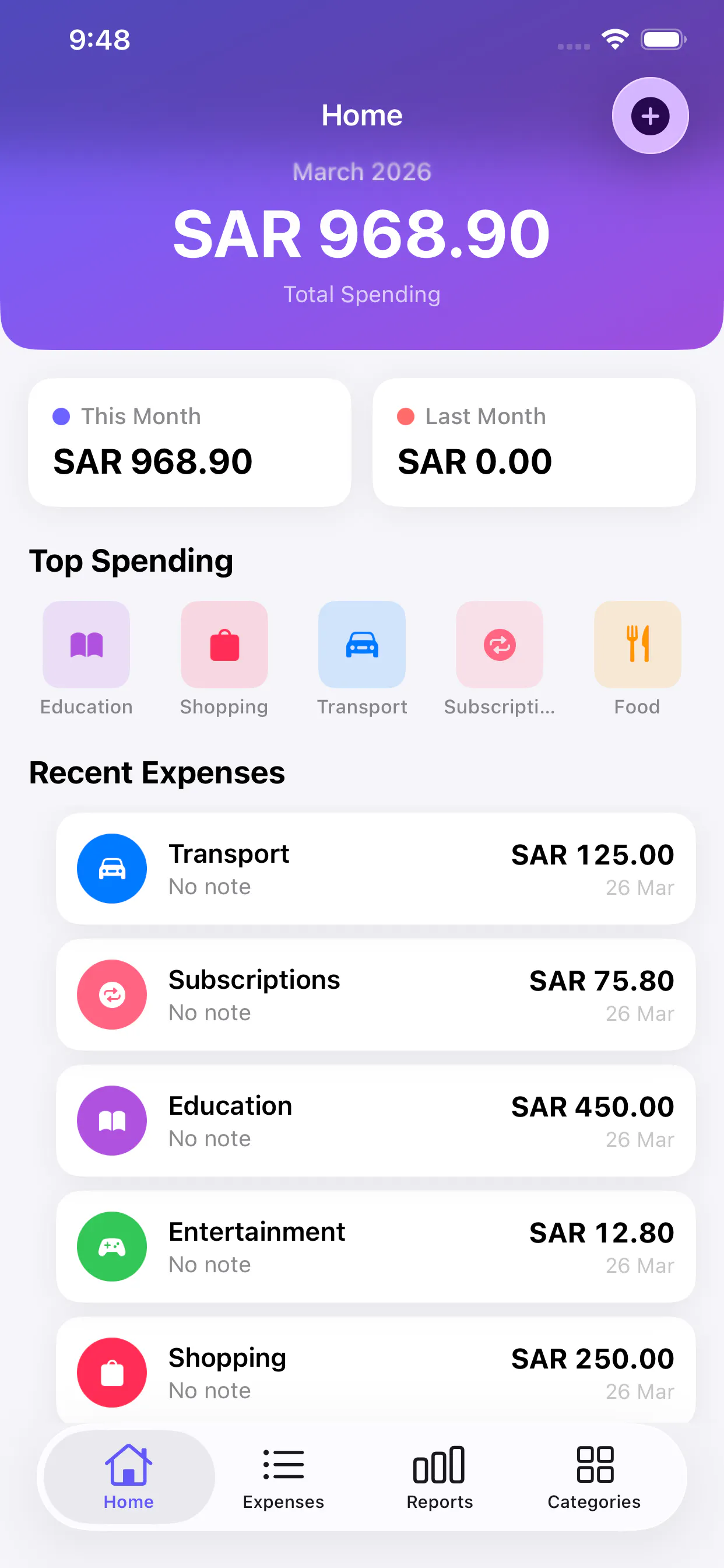 Daily Expense Tracker App のプロダクトバナー