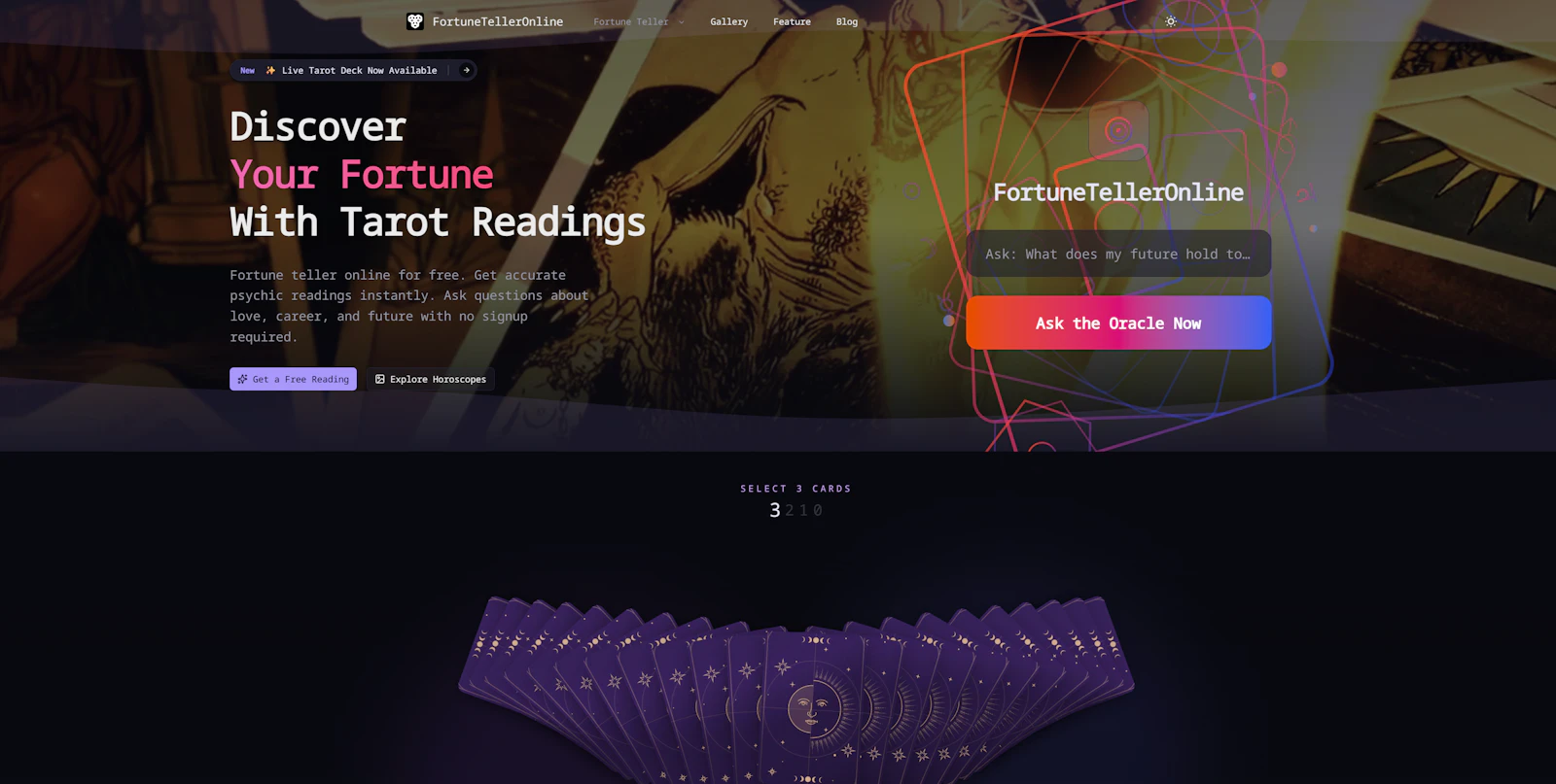 FortuneTellerOnline screenshot 1