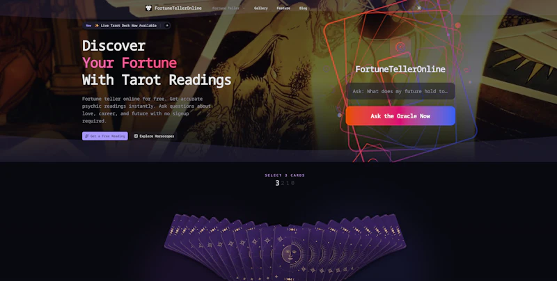 FortuneTellerOnline screenshot 1