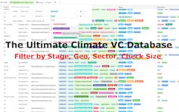 Ultimate Climate Investor VC Database media 1