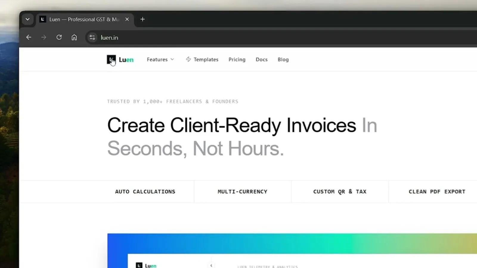 Luen screenshot 1 (video preview)
