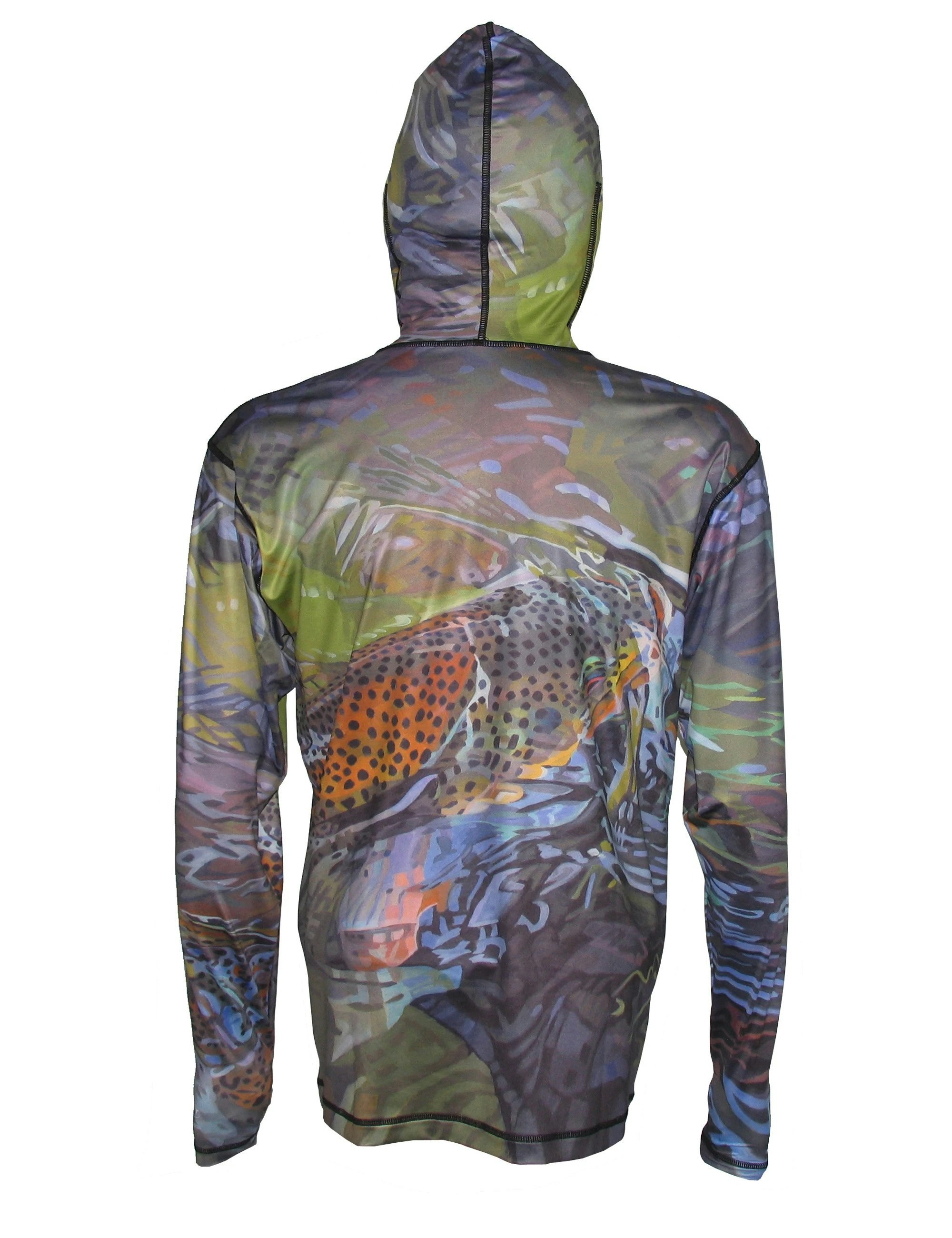 GREEN BROWN SUNPRO HOODIE gallery image