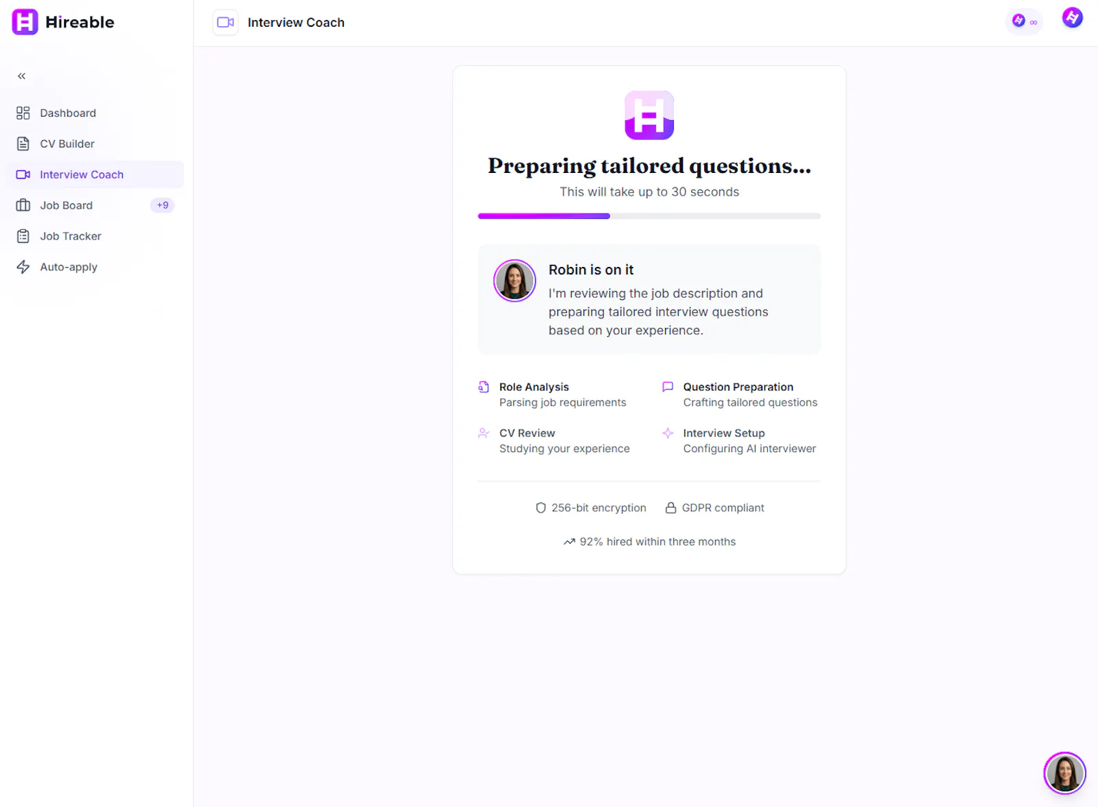 Hireable screenshot 9