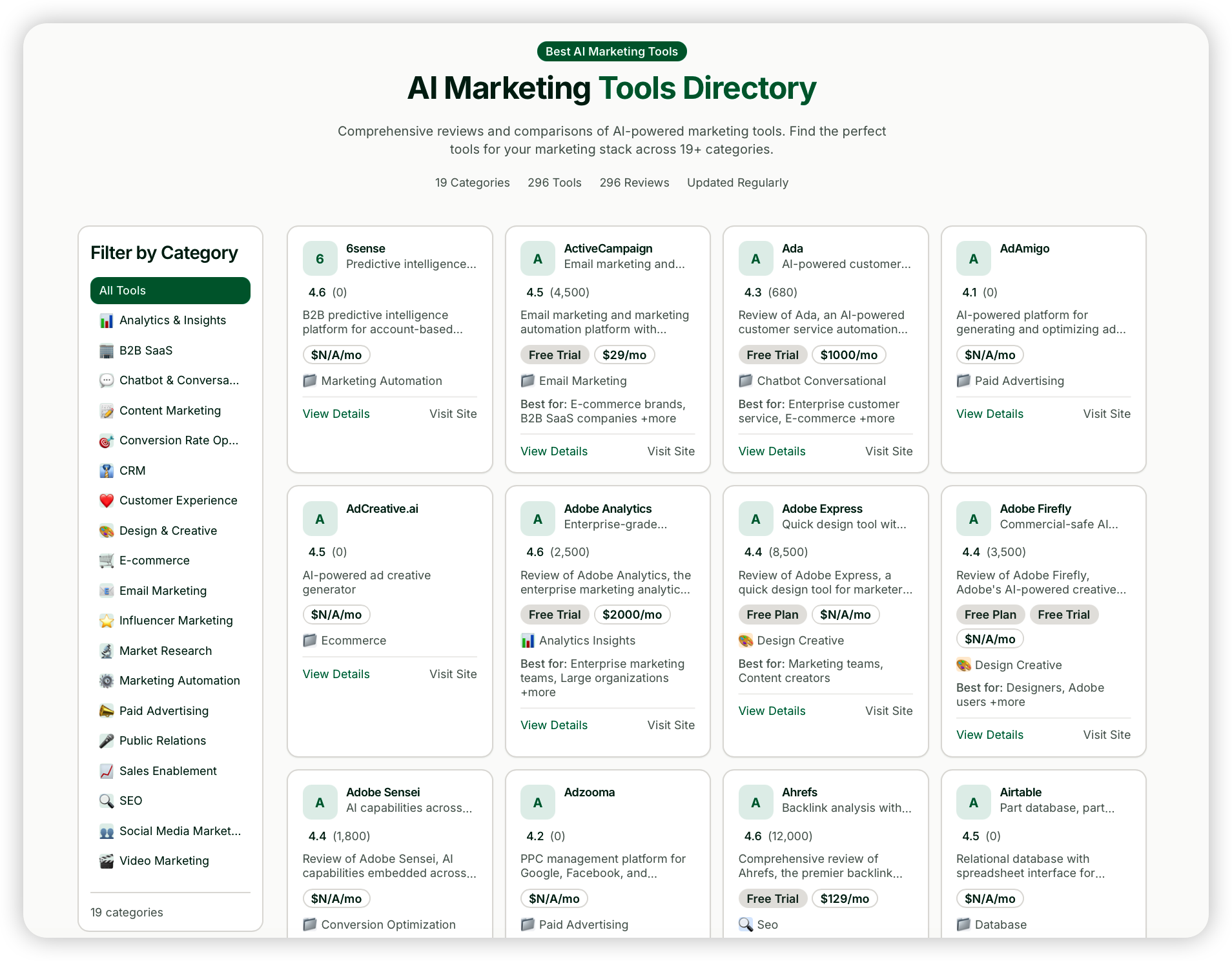 AI CMO - Screenshot 3 showing product features and functionality