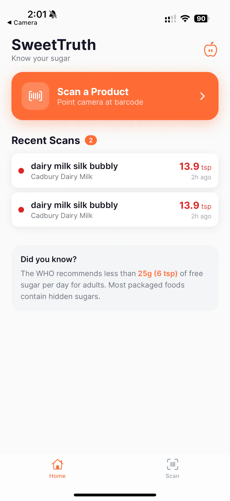 SweetTruth screenshot 1