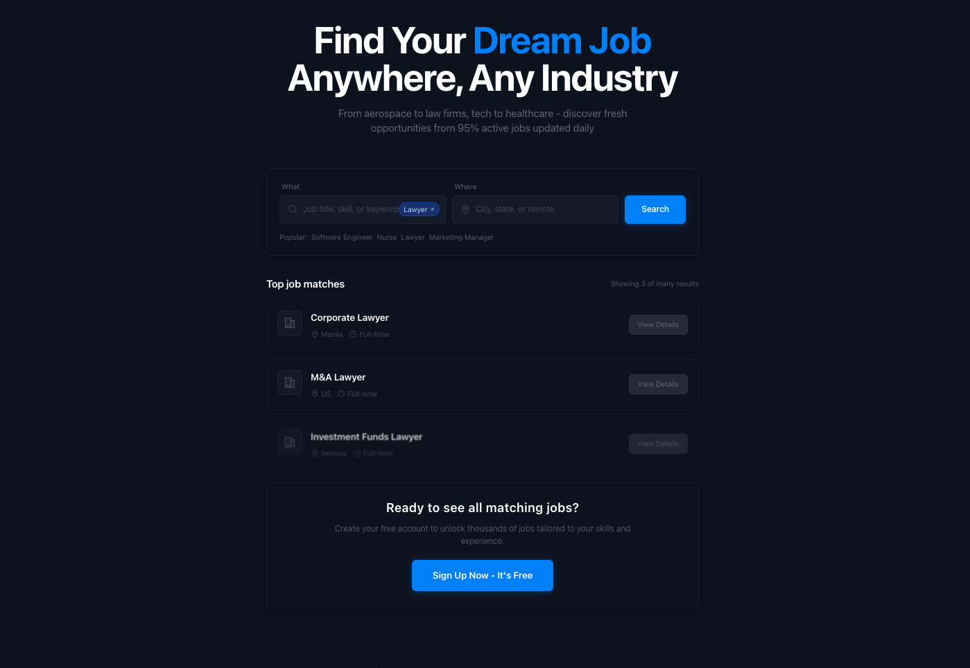 Shatter the Job Matrix – Jobsglitch - Main screenshot showing features and interface
