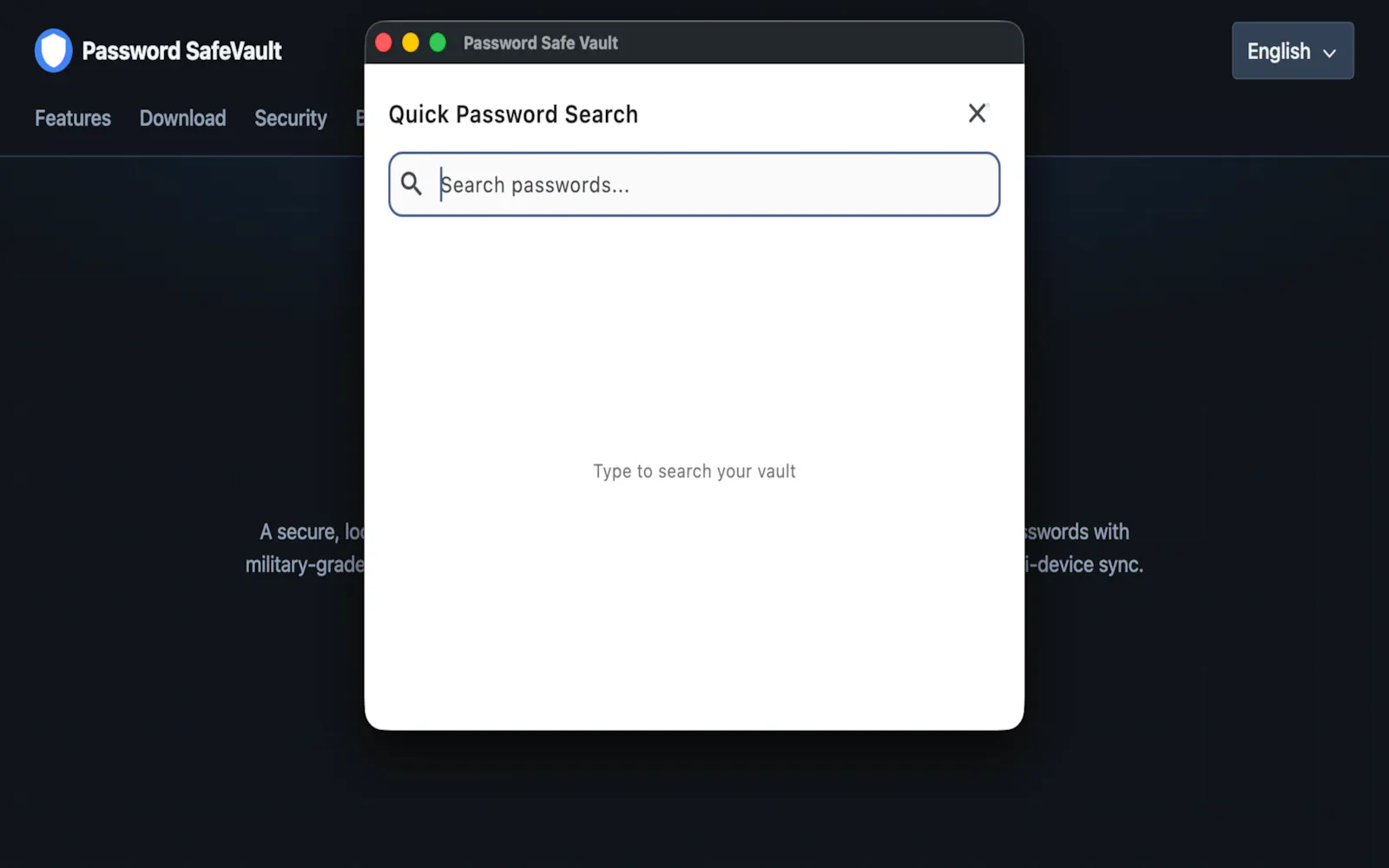 Password SafeVault screenshot 7