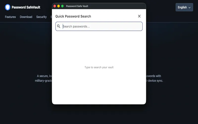 Password SafeVault screenshot 7