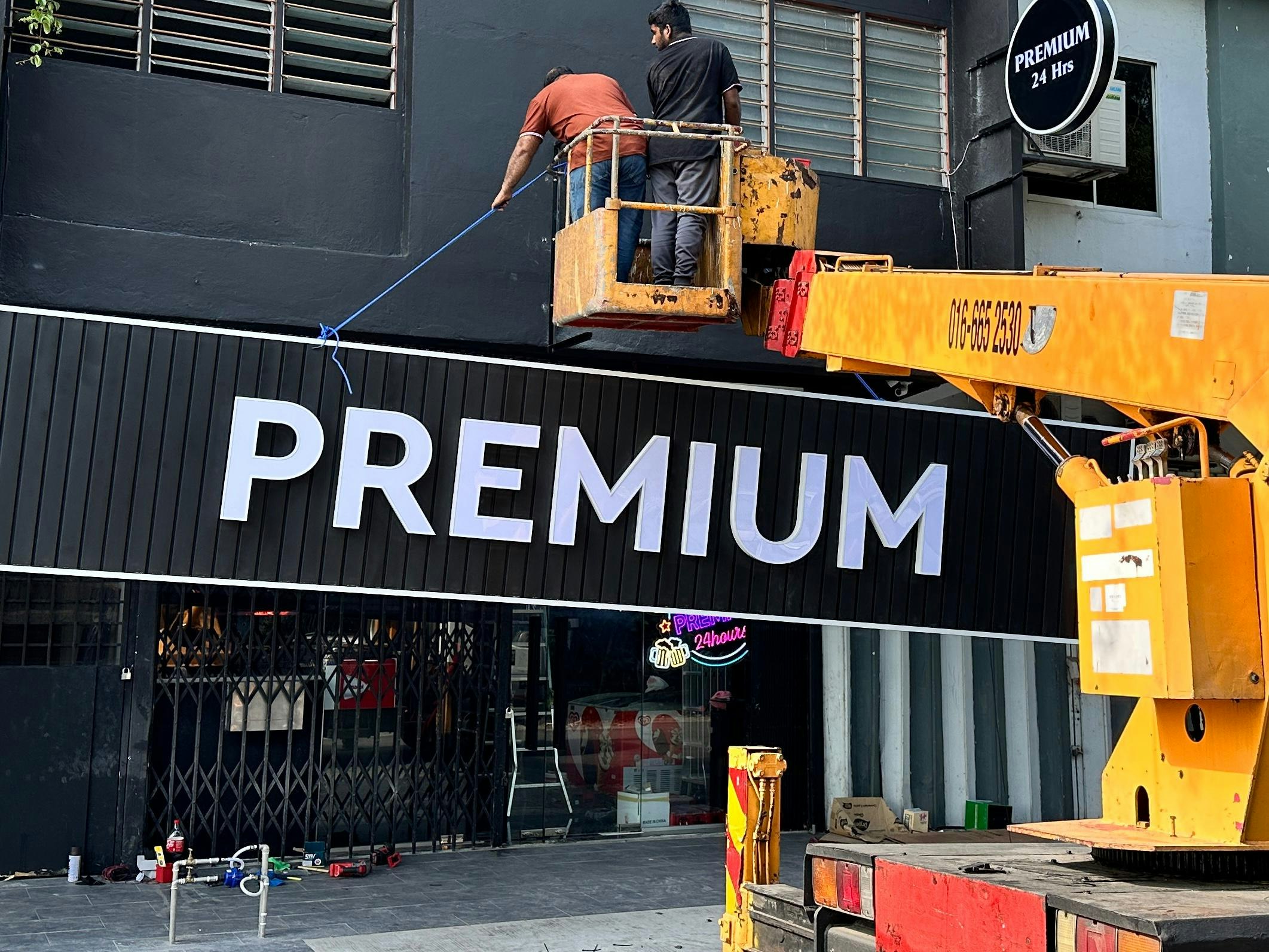 3D Frontlit Signboard Signage Outdoor gallery image