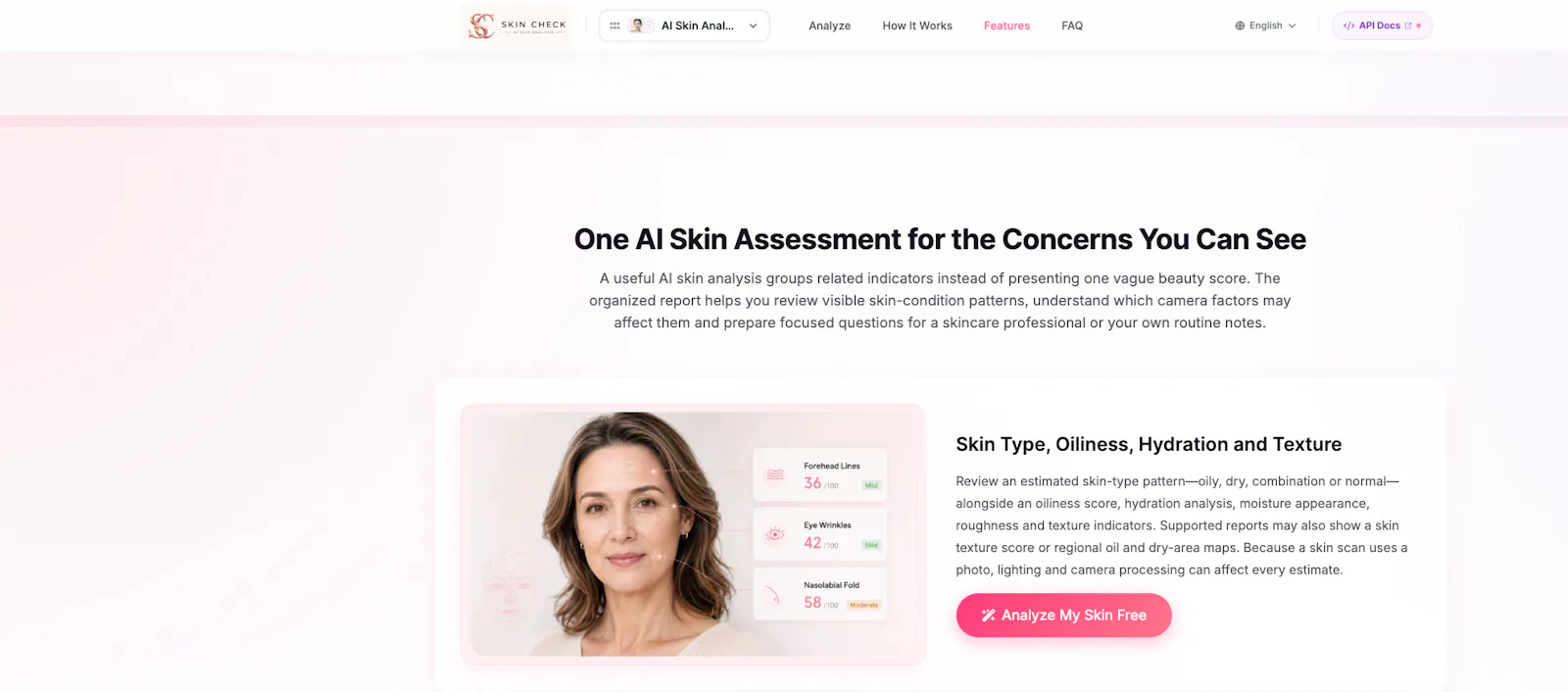 Free AI Face Rater Online – Beauty Score screenshot 3