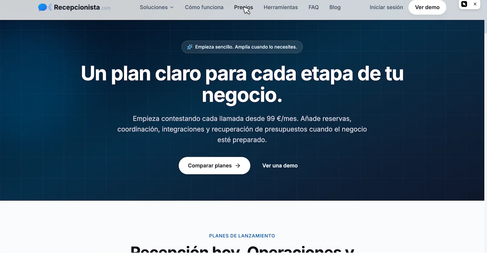 Recepcionista screenshot 3