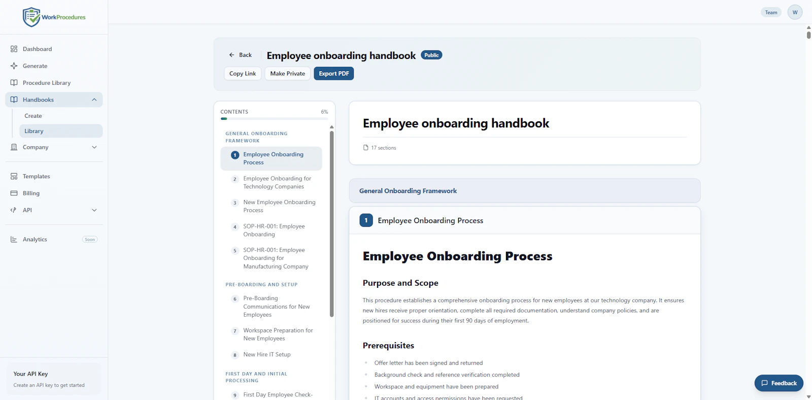 WorkProcedures screenshot 5