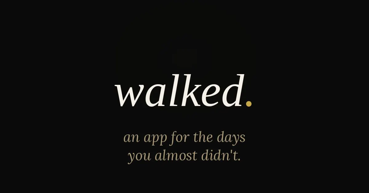 walked. gallery image