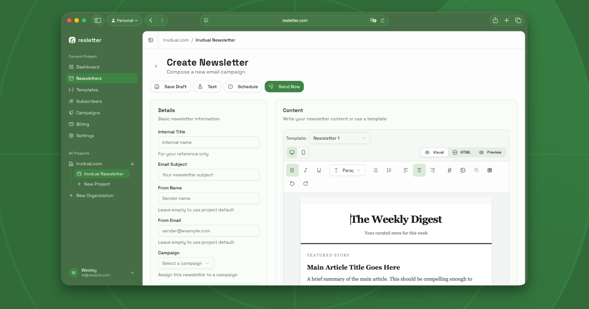 Resletter gallery image