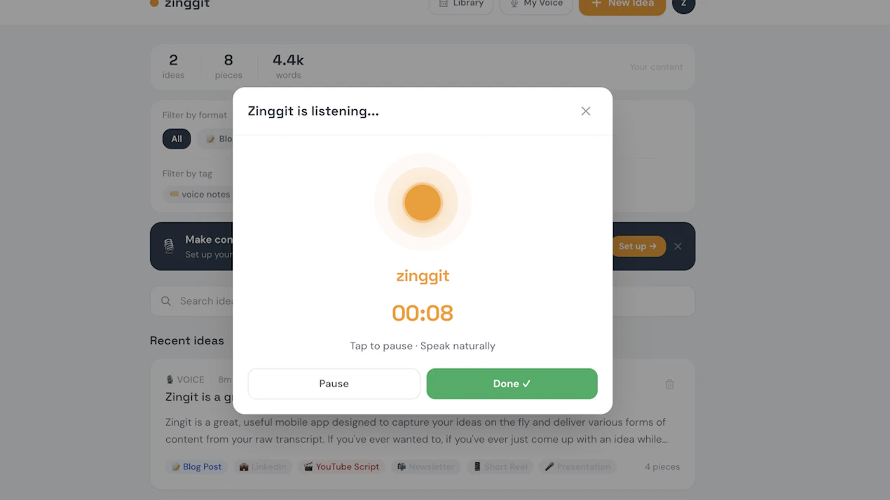 Zinggit product