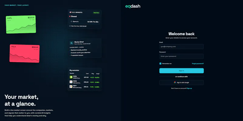 EQDash screenshot 3